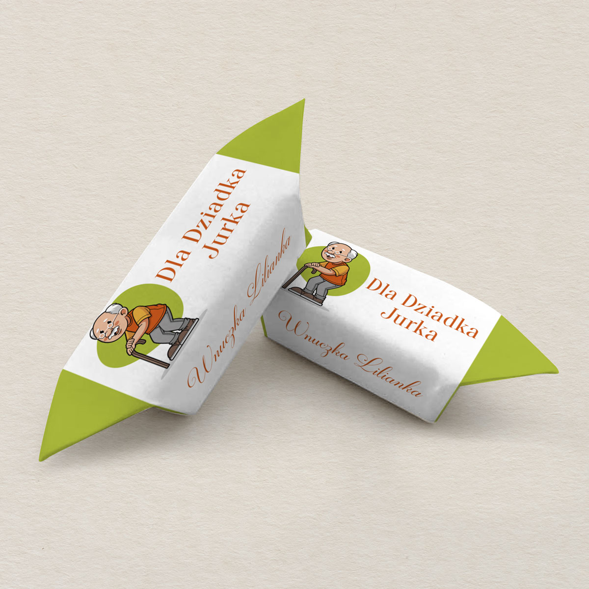 krowki-dzien-dziadka-elegancki-wzor-zielony