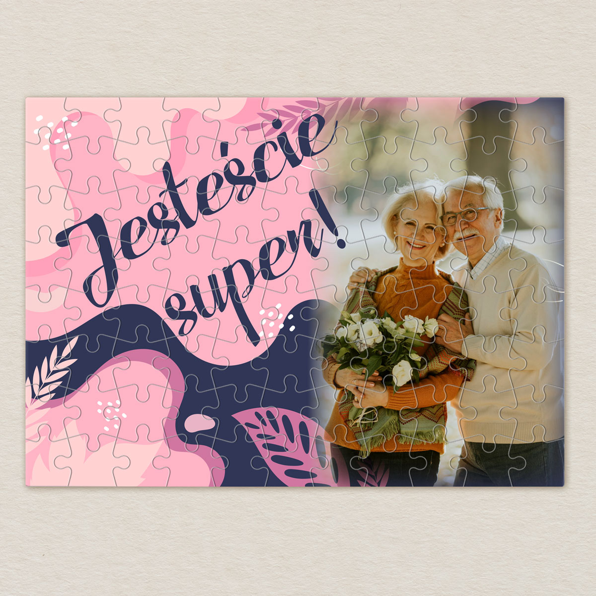 puzzle-z-nadrukiem-jestescie-super