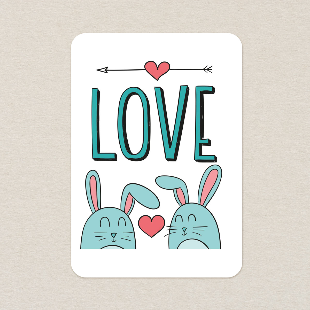 kartka-walentynkowa-love-z-kroliczkami