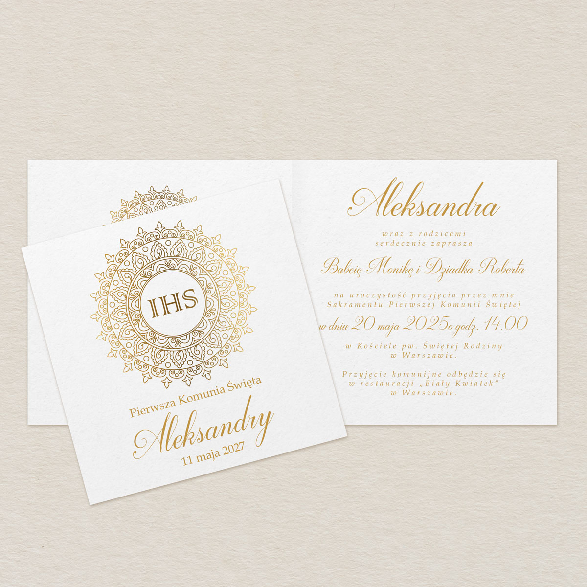 zaproszenie-na-komunie-zlota-mandala-ihs