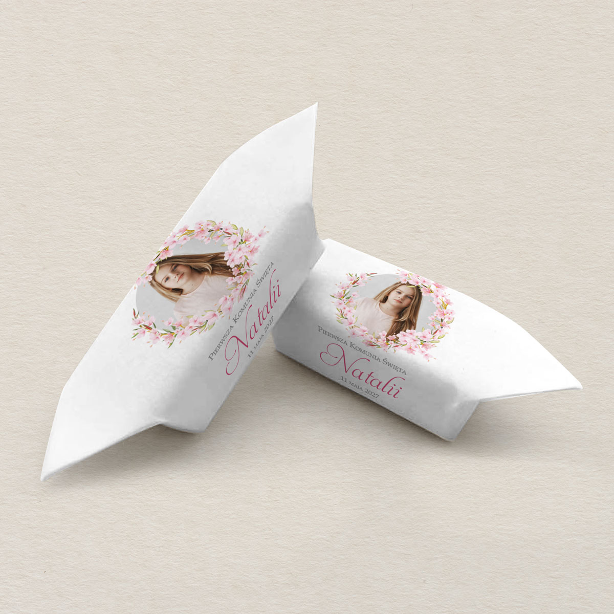 krowki-komunijne-ze-zdjeciem-rozowy-wianek-floral