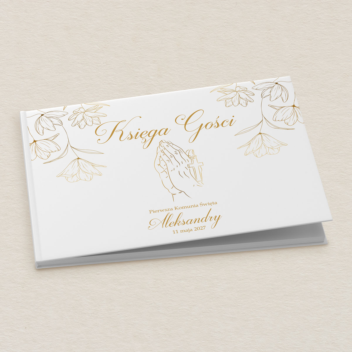 ksiega-gosci-pamiatkowa-zlote-kwiaty