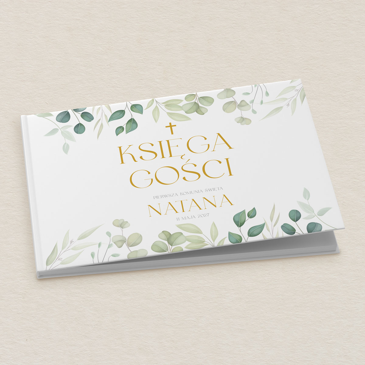 ksiega-gosci-pamiatkowa-zielone-listki