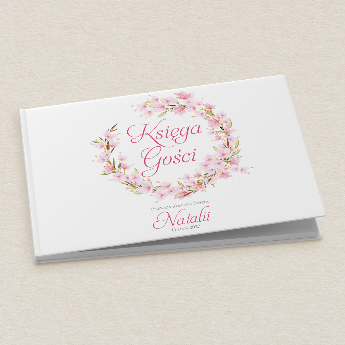 ksiega-gosci-pamiatkowa-rozowy-wianek