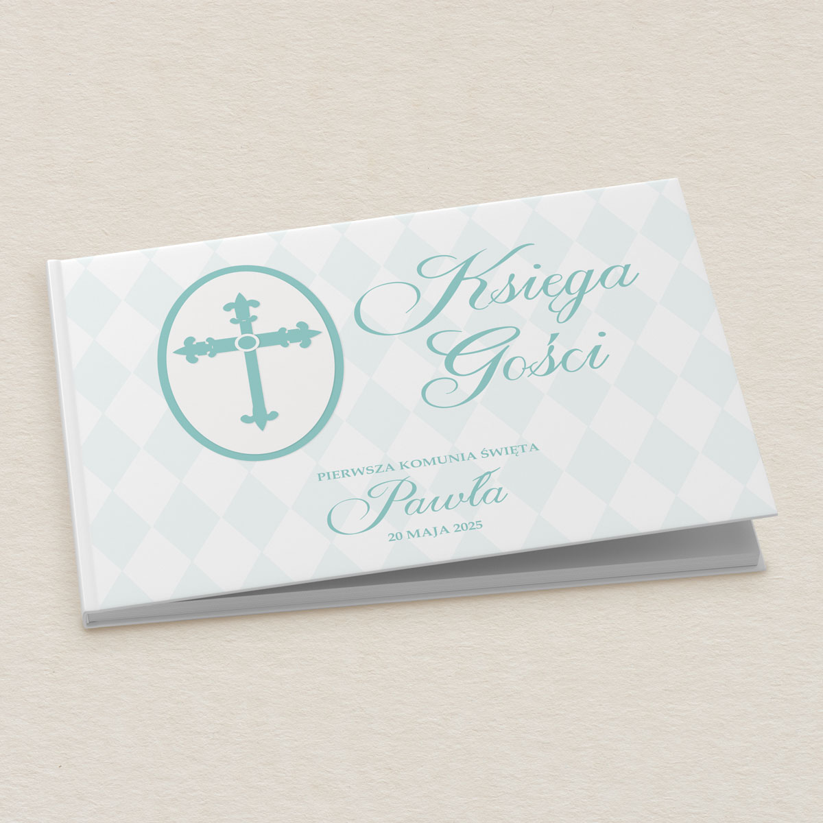 ksiega-gosci-pamiatkowa-mietowa-kratka