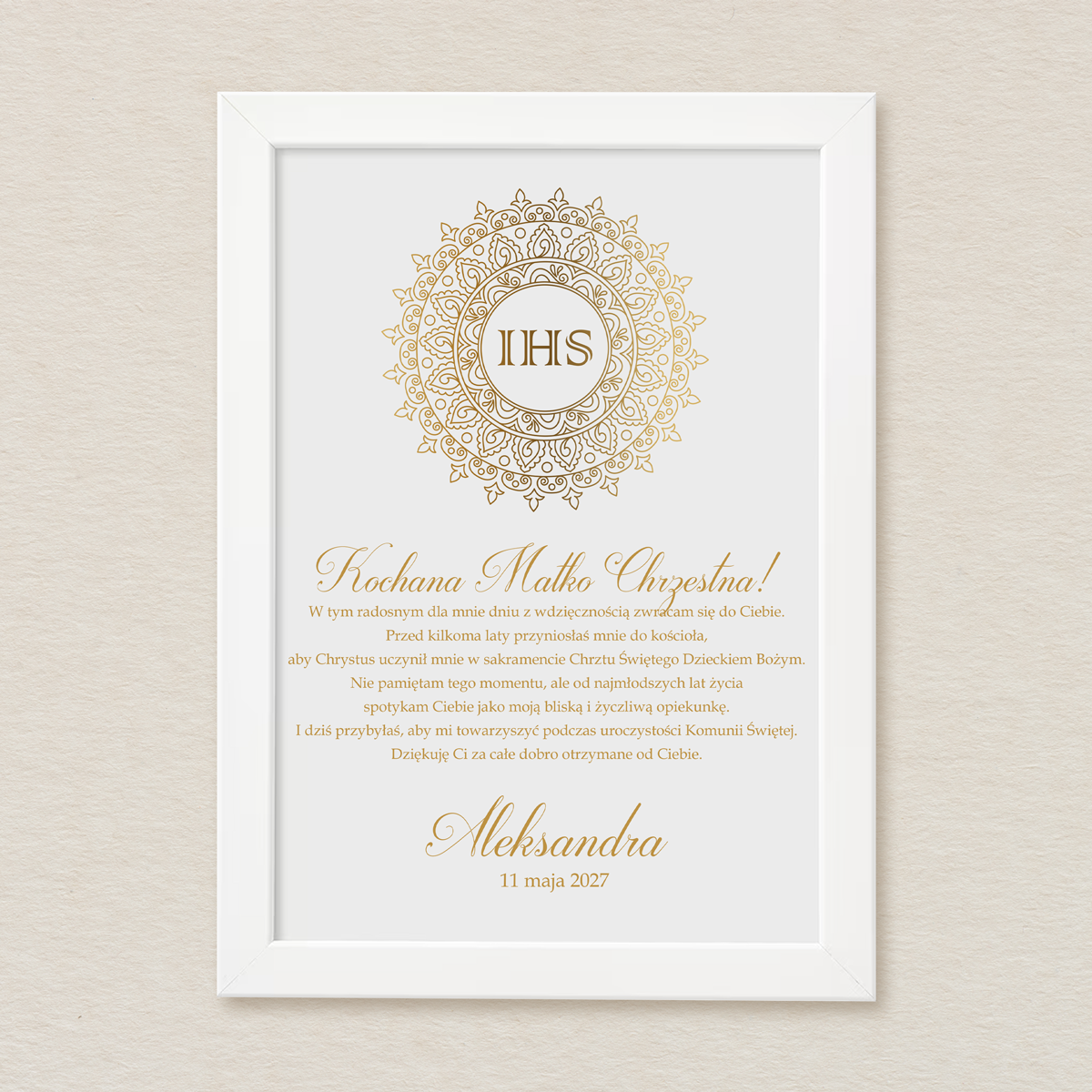 podziekowanie-komunijne-w-ramce-a4-zloty-monogram-ihs