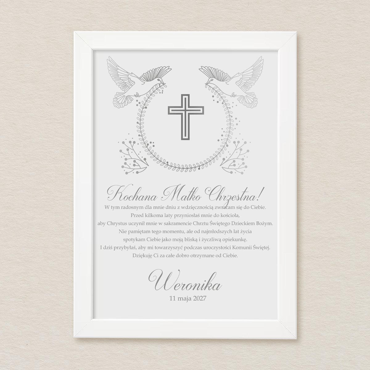 podziekowanie-komunijne-w-ramce-a4-golebie-i-krzyz