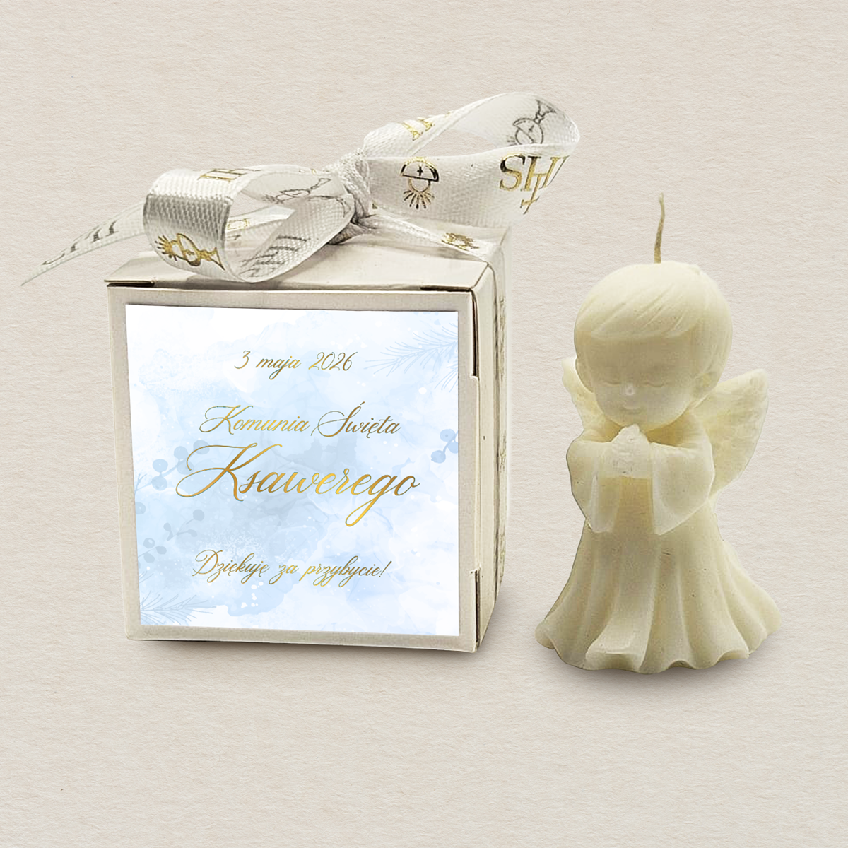 aniolek-w-pudelku-podziekowanie-dla-gosci-komunia-chlopca-niebianska-akwarela