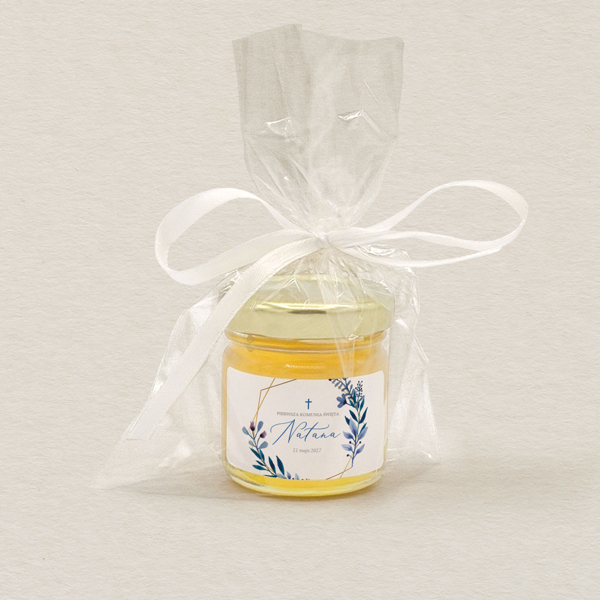 miodek-podziekowanie-dla-gosci-geometryczny-wianek-blue