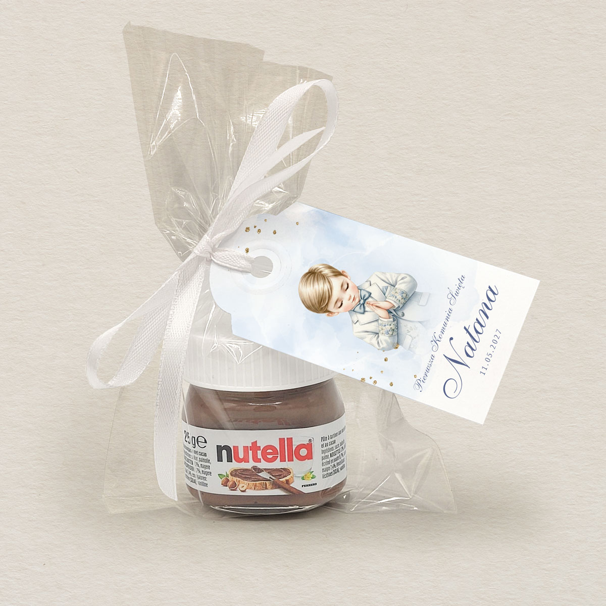 nutella-podziekowanie-komunijne-maly-gentleman