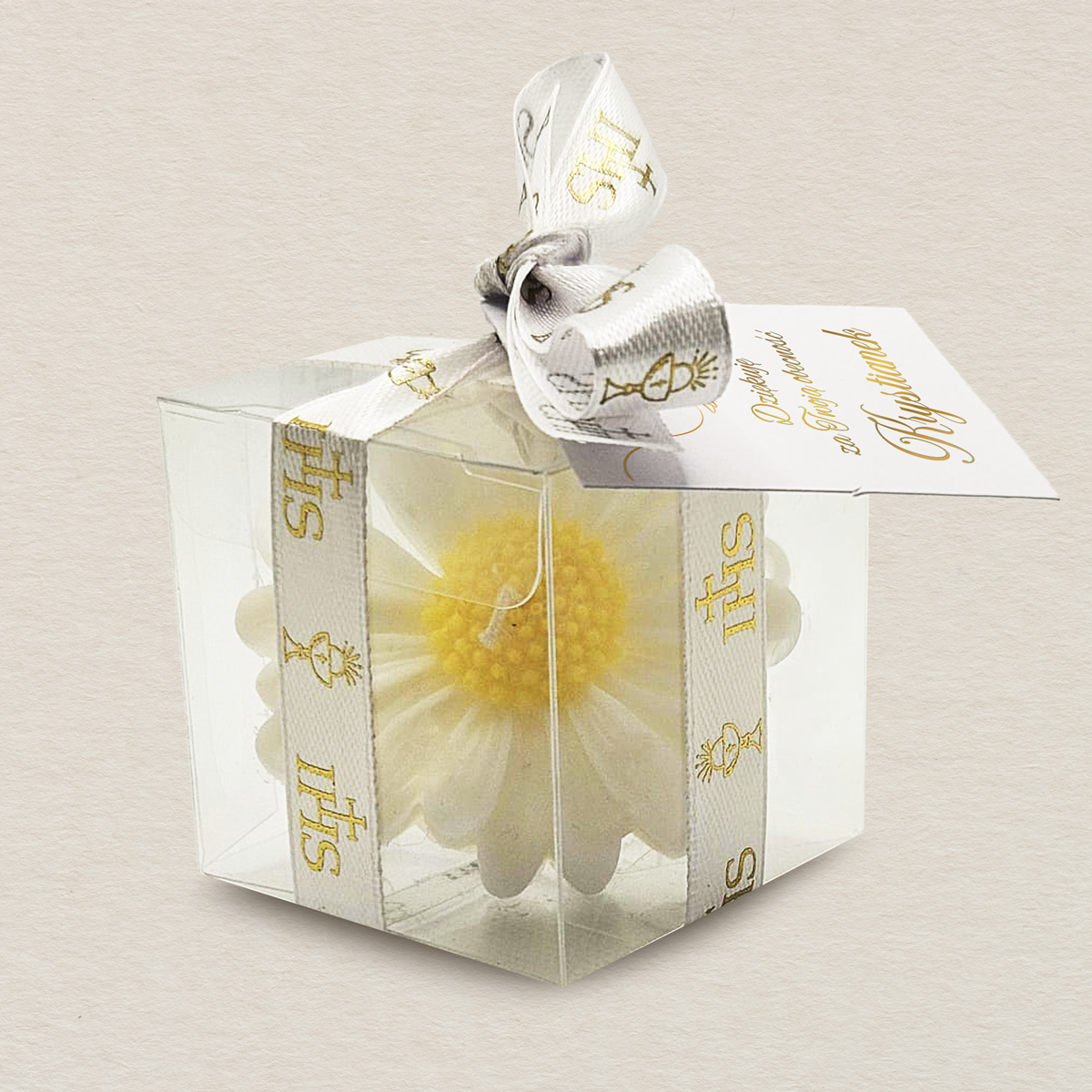 bialy-slonecznik-w-pudelku-podziekowanie-dla-gosci-komunia-klasyczna-komunia