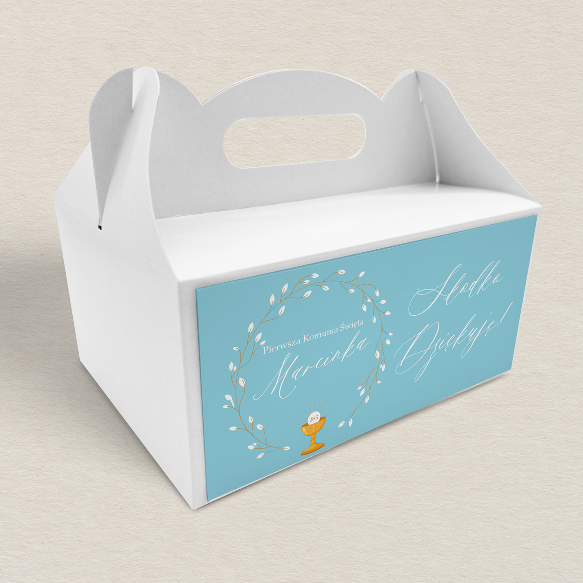 pudelko-na-ciasto-komunijne-niebieski-wianek
