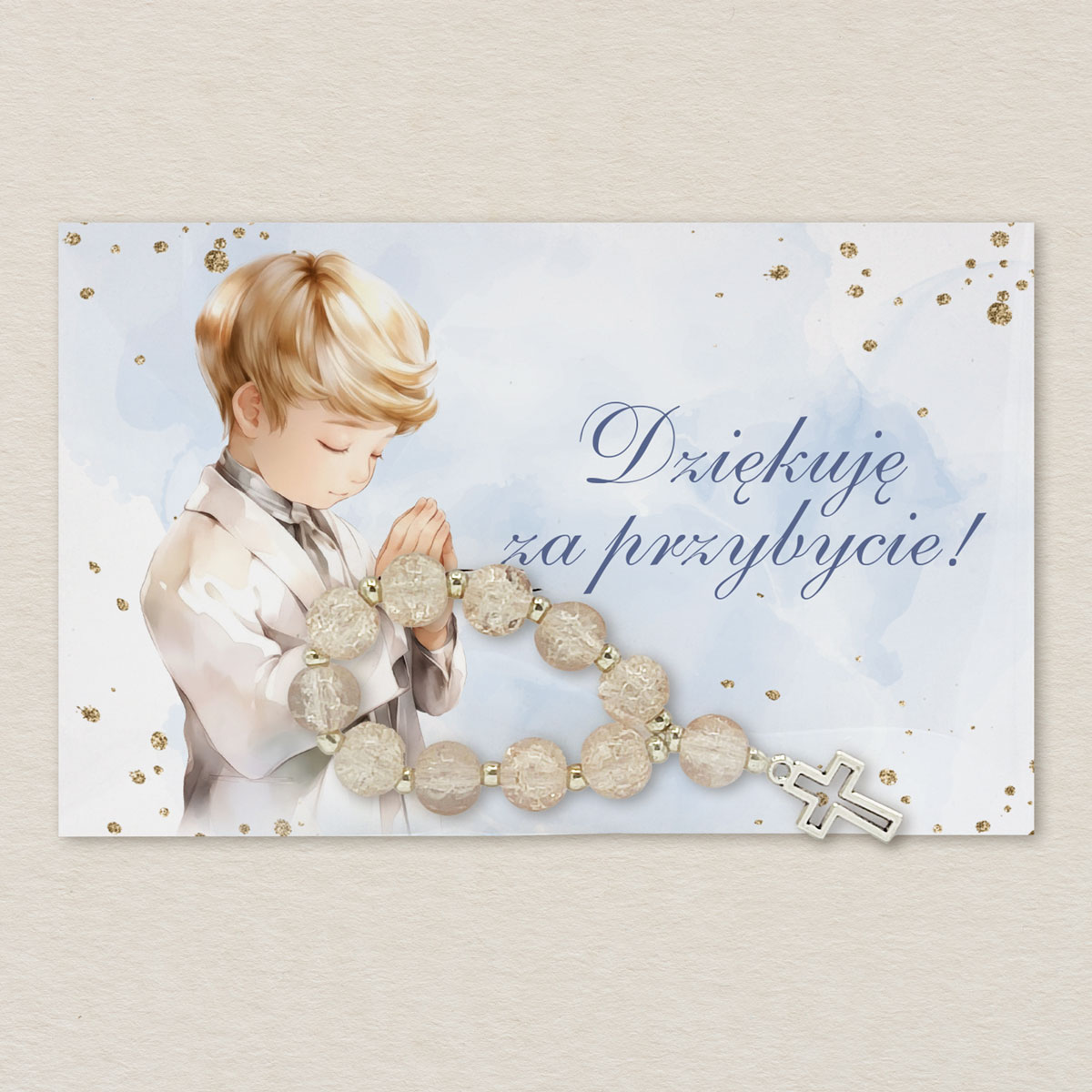 rozaniec-z-karteczka-zloty-chlopiec